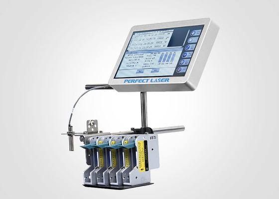 Imprimante de codage à jet d'encre industrielle multifonctionnelle, machine d'impression de code barres 120m/minute